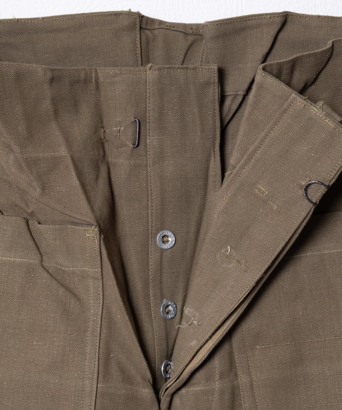 1940-50's FRENCH ARMY MOTORCYCLE PANTS DEAD STOCK - 1
