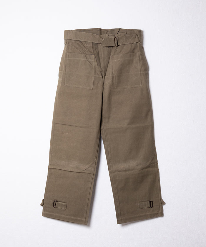1940-50's FRENCH ARMY MOTORCYCLE PANTS DEAD STOCK - 1
