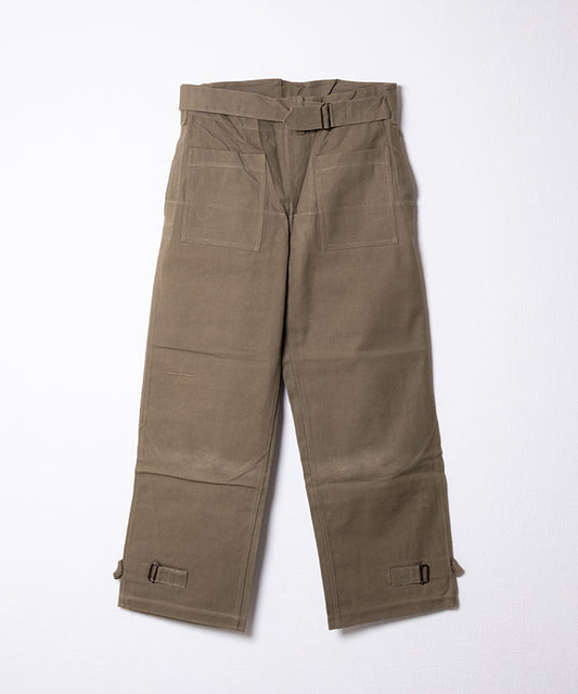 1940-50's FRENCH ARMY MOTORCYCLE PANTS DEAD STOCK - 1