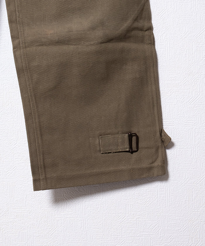 1940-50's FRENCH ARMY MOTORCYCLE PANTS DEAD STOCK - 1