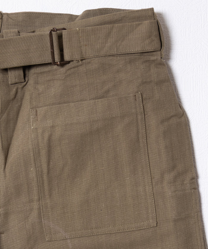 1940-50's FRENCH ARMY MOTORCYCLE PANTS DEAD STOCK - 2