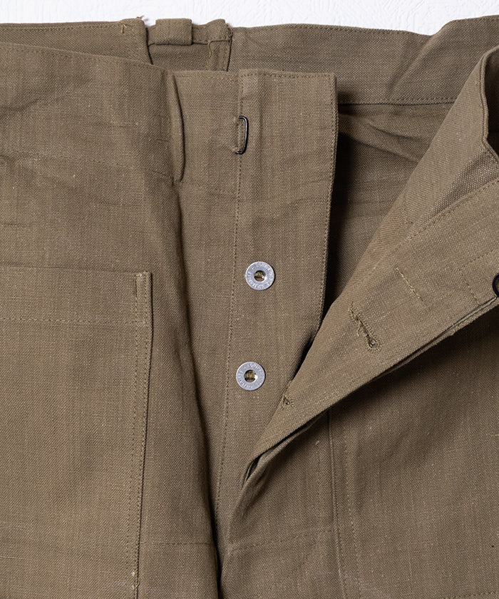 1940-50's FRENCH ARMY MOTORCYCLE PANTS DEAD STOCK - 2