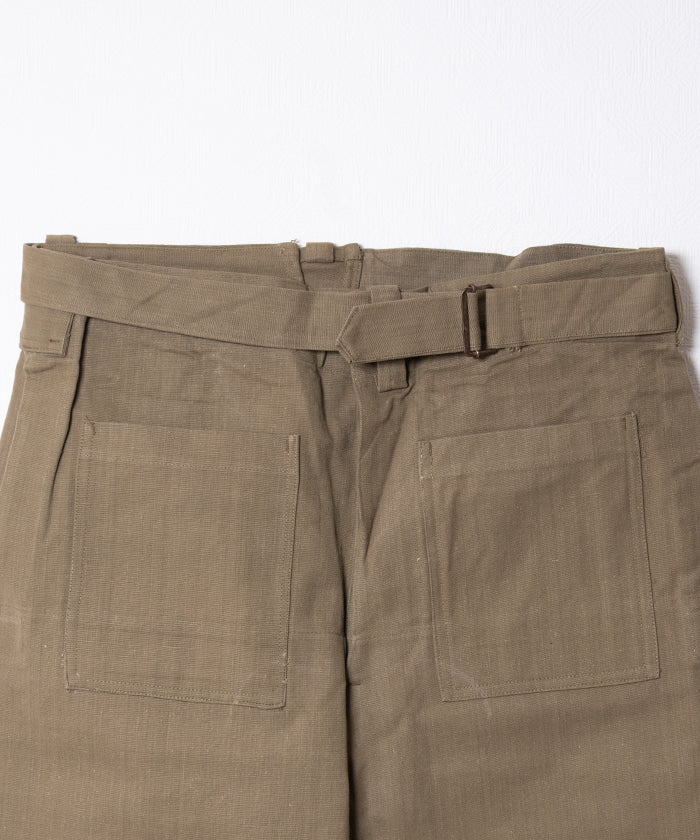 1940-50's FRENCH ARMY MOTORCYCLE PANTS DEAD STOCK - 2