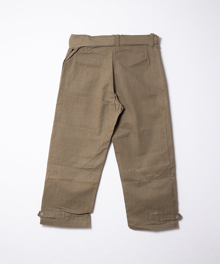 1940-50's FRENCH ARMY MOTORCYCLE PANTS DEAD STOCK - 2