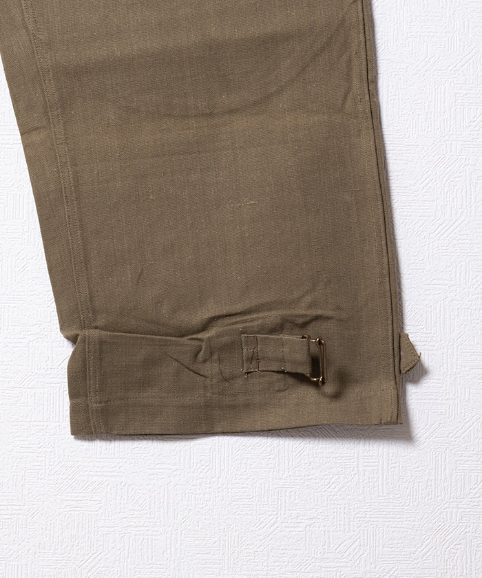 1940-50's FRENCH ARMY MOTORCYCLE PANTS DEAD STOCK - 2