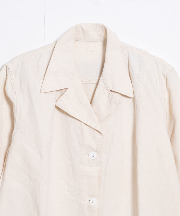1940's FRENCH MILITARY S.S.A. HOSPITAL COAT DEADSTOCK