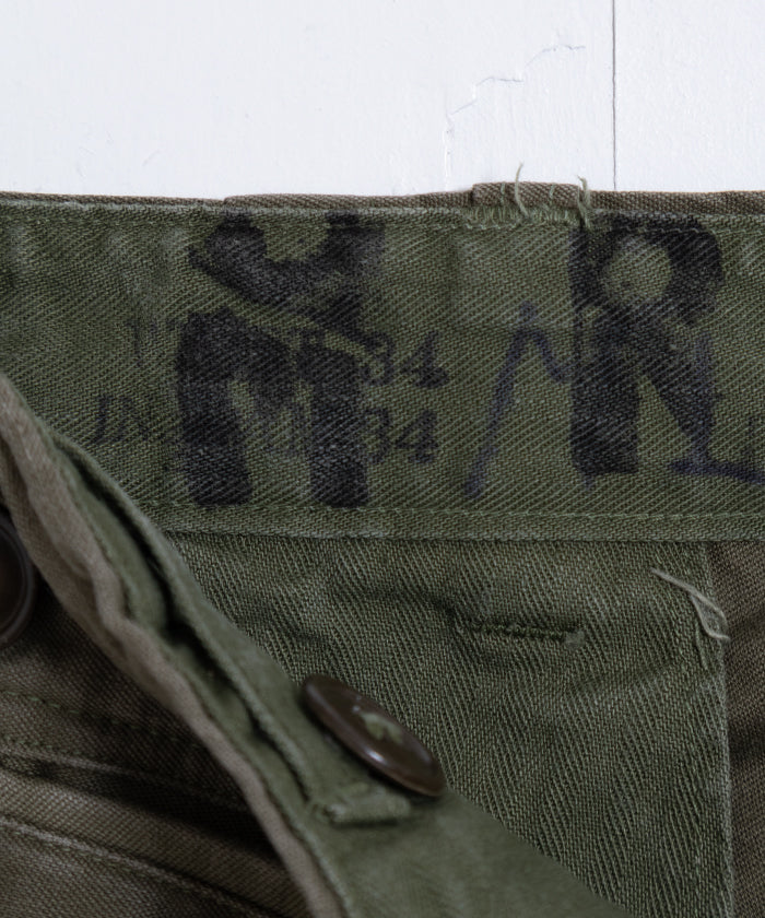 1940’s US ARMY M43 FIELD PANTS - 34 ×34 / 1940年代 アメリカ軍 M1943 フィールドパンツ ビンテージ ヴィンテージ 古着 軍モノ ミリタリーパンツ 神奈川 鎌倉 オンラインショップ 通販