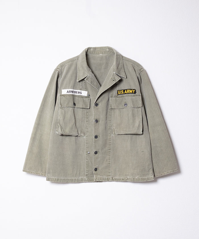 1940's US ARMY M43 HBT JACKET 13 STAR BUTTON - 2