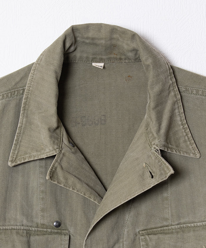1940's US ARMY M43 HBT JACKET 13 STAR BUTTON - 3