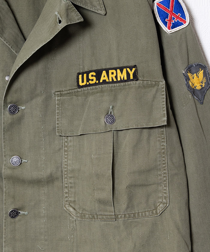 1940's US ARMY M43 M47 HBT JACKET 13 STAR BUTTON