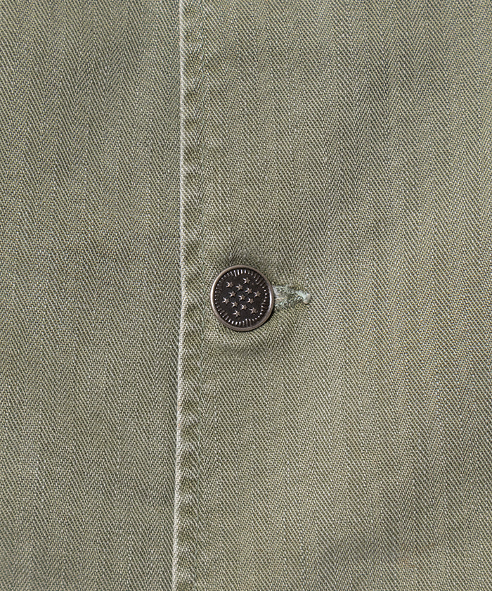 1940's US ARMY M47 HBT JACKET 13 STAR BUTTON