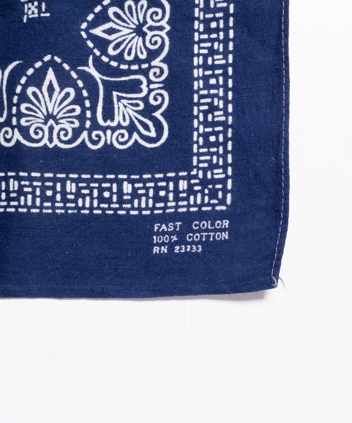 1960’s USA BANDANA RN23733 - NAVY