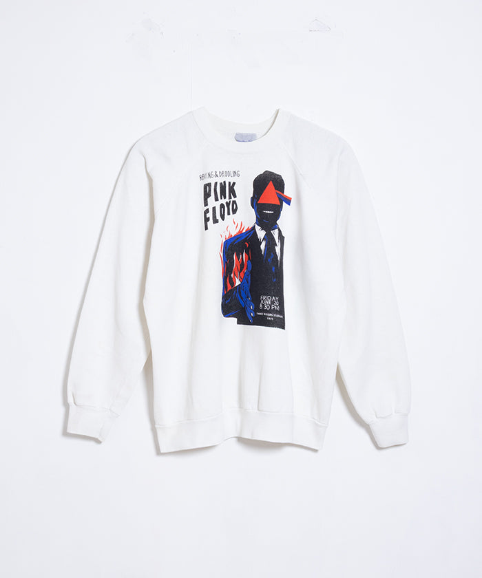 1970's CREW NECK SWEATSHIRT PINK FLOYD RAVING AND DROOLING / ヴィンテージ クルーネック スウェット ピンクフロイド バンド 古着 オンラインショップ 通販