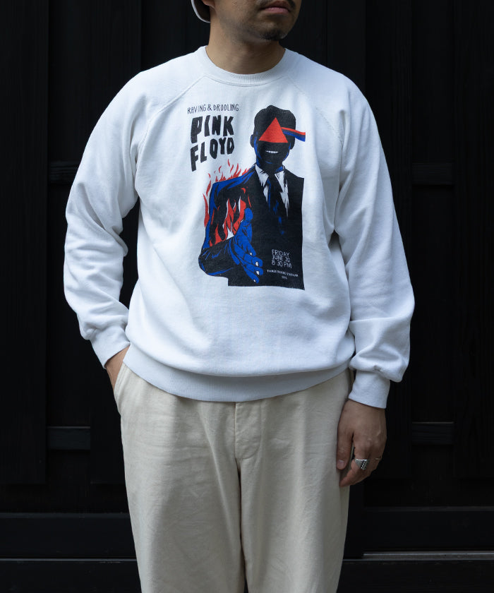 1970's CREW NECK SWEATSHIRT PINK FLOYD RAVING AND DROOLING / ヴィンテージ クルーネック スウェット ピンクフロイド バンド 古着 オンラインショップ 通販