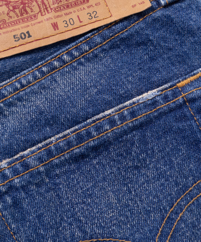 2000’s Levi's 501 INDIGO DENIM MADE IN USA - W30 L32 / リーバイス501 インディゴデニム アメリカ製