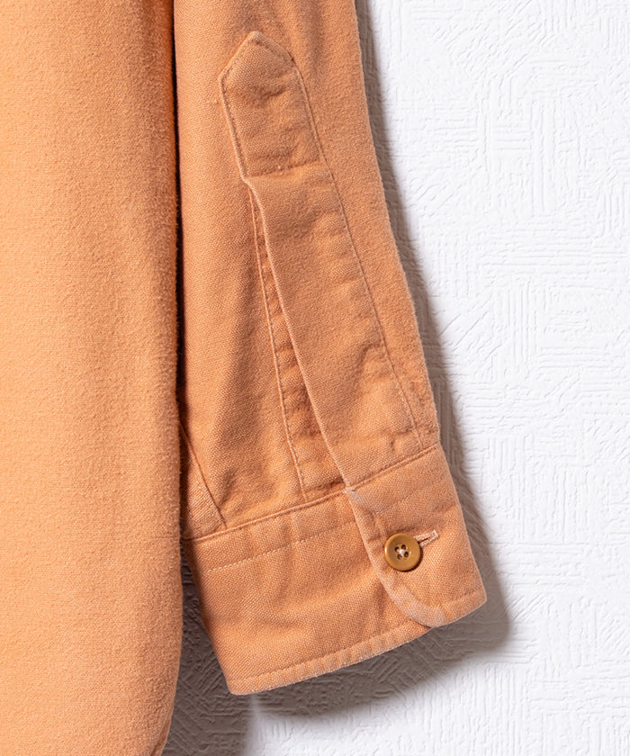 1980's L.L.BEAN CHAMOIS SHIRT MADE IN USA - PEACH