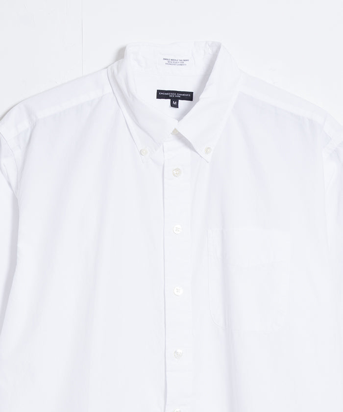 【ENGINEERED GARMENTS】19 CENTURY BD SHIRT 100'S 2PLY BROAD CLOTH - WHITE / エンジニアドガーメンツ ボタンダウンシャツ アメリカ製 2025AW 2025秋冬 正規取扱店 神奈川 鎌倉 オンラインショップ 通販