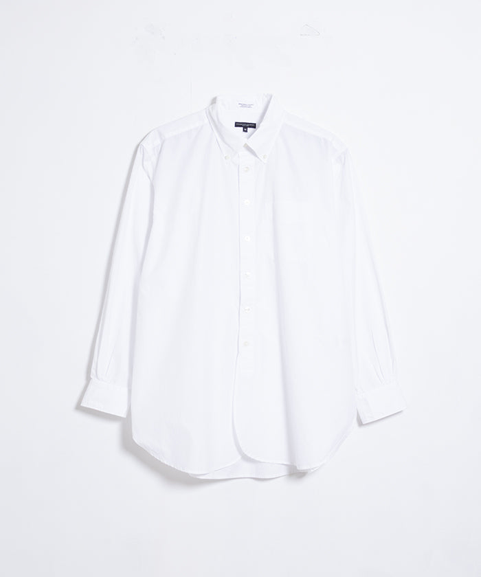 【ENGINEERED GARMENTS】19 CENTURY BD SHIRT 100'S 2PLY BROAD CLOTH - WHITE / エンジニアドガーメンツ ボタンダウンシャツ アメリカ製 2025AW 2025秋冬 正規取扱店 神奈川 鎌倉 オンラインショップ 通販