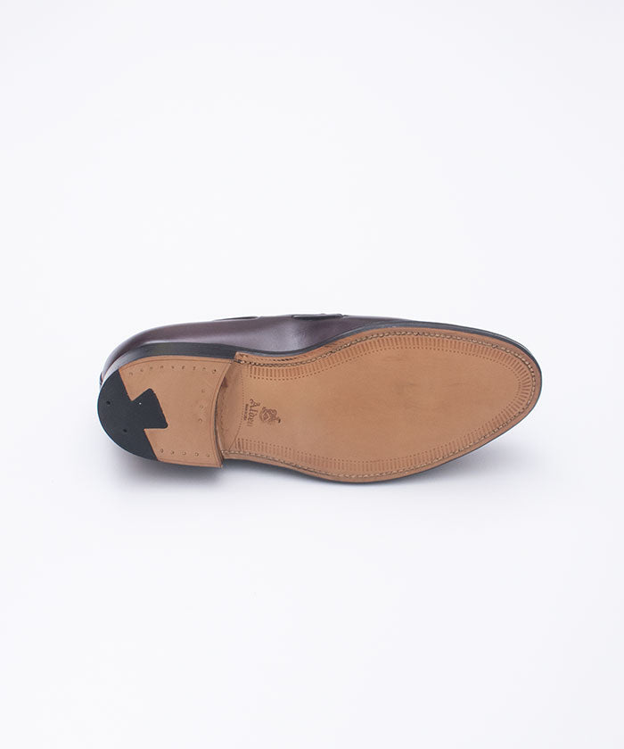 Alden 663 TASSEL MOCCASIN LOAFER CALF BURGUNDY - A'r139 Kamakura