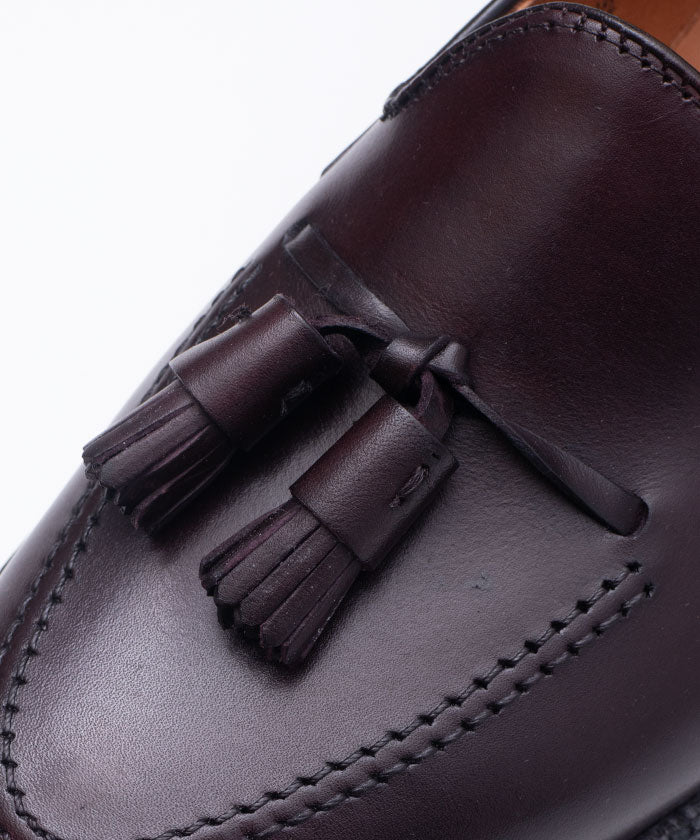Alden 663 TASSEL MOCCASIN LOAFER CALF BURGUNDY - A'r139 Kamakura