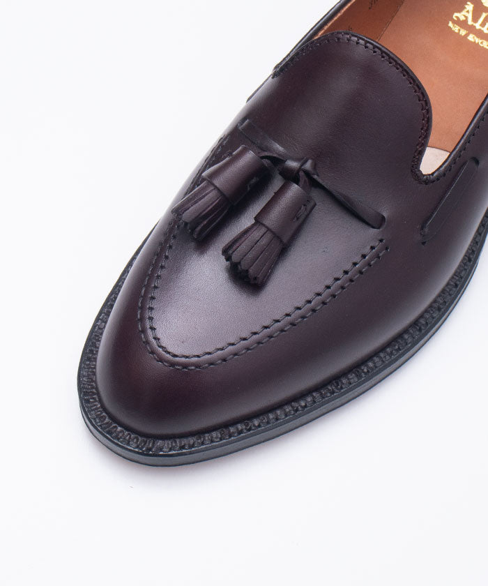Alden 663 TASSEL MOCCASIN LOAFER CALF BURGUNDY - A'r139 Kamakura