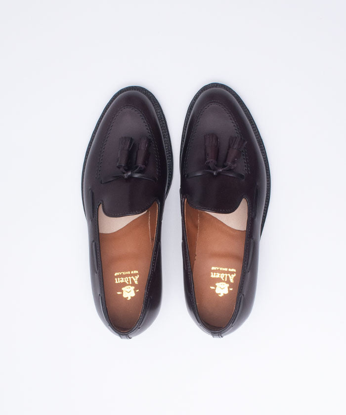 Alden 663 TASSEL MOCCASIN LOAFER CALF BURGUNDY - A'r139 Kamakura