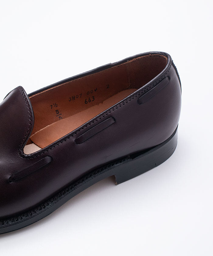 Alden 663 TASSEL MOCCASIN LOAFER CALF BURGUNDY - A'r139 Kamakura