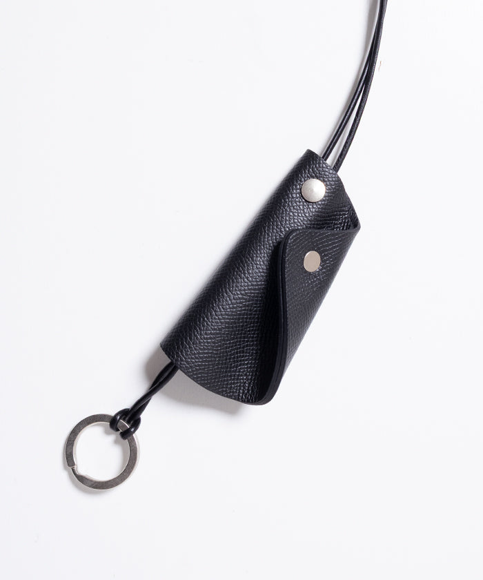 【HAAL】AMULET KEY CLOCHETE - BLACK / ハール アミュレット キークロシェット キーネックレス レザー 2025AW 2025秋冬 正規取扱店 神奈川 鎌倉 オンラインショップ 通販