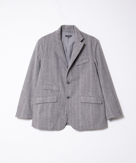 ANDOVER JACKET WOOL STRIPED HB - LT GREY