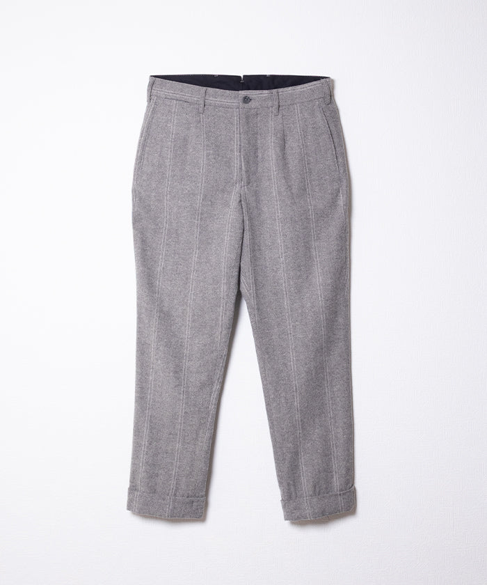 ANDOVER PANT WOOL STRIPED HB - LT GREY