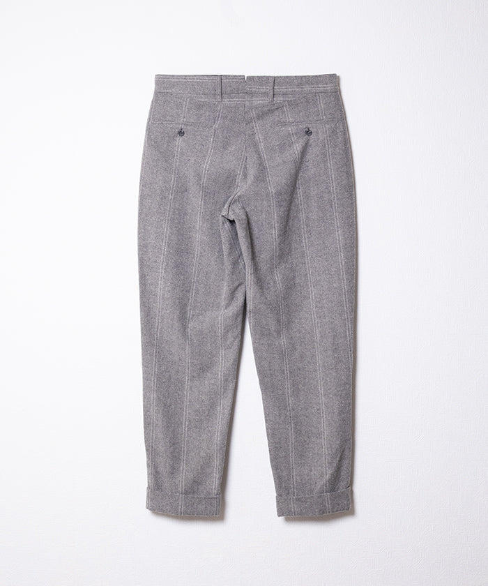 ANDOVER PANT WOOL STRIPED HB - LT GREY