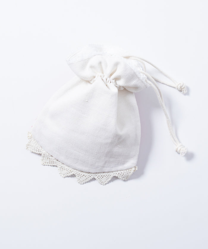 ANTIQUE EMBROIDERY DRAWSTRING BAG / アンティーク トランシルヴァニア トランシルバニア 刺繍 バッグ 巾着バッグ 神奈川 鎌倉 オンラインショップ 通販