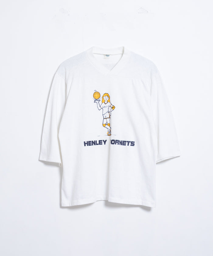 1970年的Artex足球Tee Henley Hornets