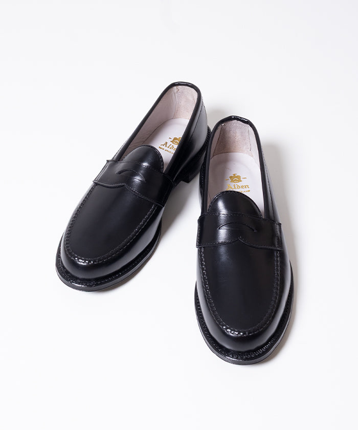 わ*か様 Alden ブラック ローファー981 8D Alden】Alden 981 PENNY LOAFER CALF BLACK / オールデン 981 ペニー