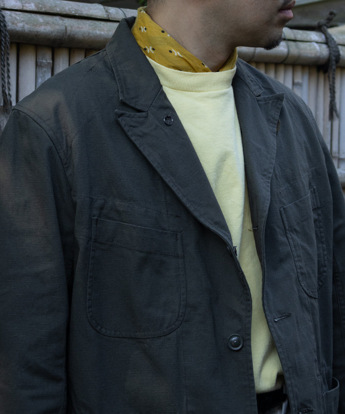 【ENGINEERED GARMENTS】BEDFORD JACKET HEAVYWEIGHT RIPSTOP - OLIVE / エンジニアドガーメンツ ベッドフォードジャケット ヘビーウェイト リップストップ 2025AW 2025秋冬 正規取扱店 神奈川 鎌倉 オンラインショップ 通販