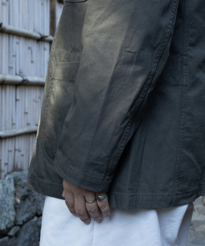 【ENGINEERED GARMENTS】BEDFORD JACKET HEAVYWEIGHT RIPSTOP - OLIVE / エンジニアドガーメンツ ベッドフォードジャケット ヘビーウェイト リップストップ 2025AW 2025秋冬 正規取扱店 神奈川 鎌倉 オンラインショップ 通販