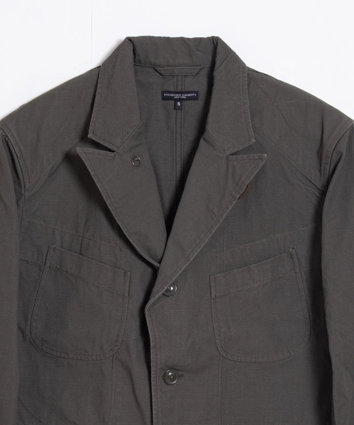 【ENGINEERED GARMENTS】BEDFORD JACKET HEAVYWEIGHT RIPSTOP - OLIVE / エンジニアドガーメンツ ベッドフォードジャケット ヘビーウェイト リップストップ 2025AW 2025秋冬 正規取扱店 神奈川 鎌倉 オンラインショップ 通販