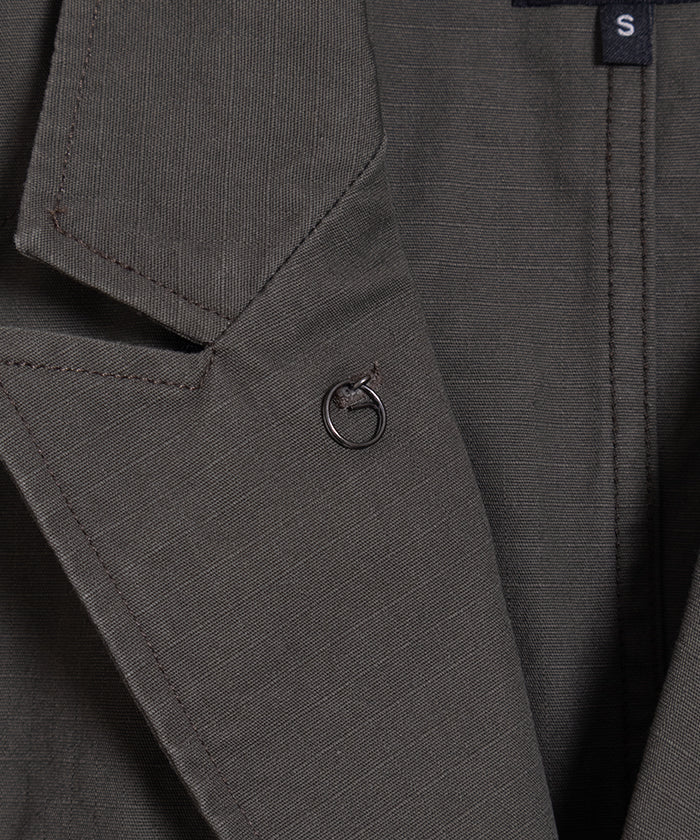 【ENGINEERED GARMENTS】BEDFORD JACKET HEAVYWEIGHT RIPSTOP - OLIVE / エンジニアドガーメンツ ベッドフォードジャケット ヘビーウェイト リップストップ 2025AW 2025秋冬 正規取扱店 神奈川 鎌倉 オンラインショップ 通販