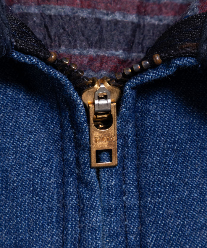 1970's BIGBEN WRANGLER DENIM ZIP JACKET / ビッグベン ラングラー デニム ジップ ジャケット デニム Gジャン アメリカ製 40サイズ オンラインショップ 通販 神奈川 鎌倉