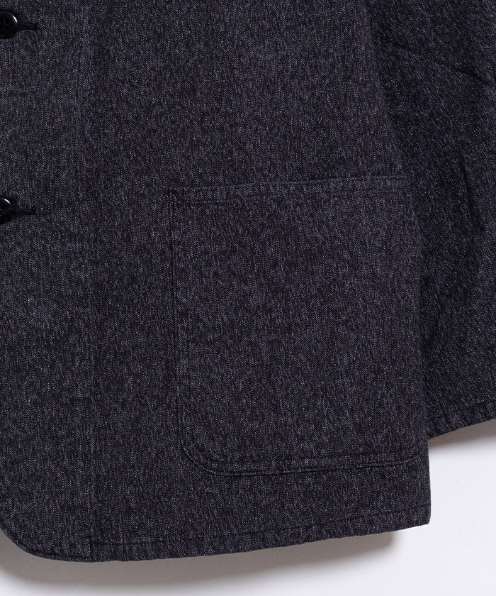 【HERILL】BLACK CHAMBRAY WORK JACKET / ヘリル ブラックシャンブレー ワークジャケット 2025AW 2025秋冬 正規取扱店 神奈川 鎌倉 オンラインショップ 通販