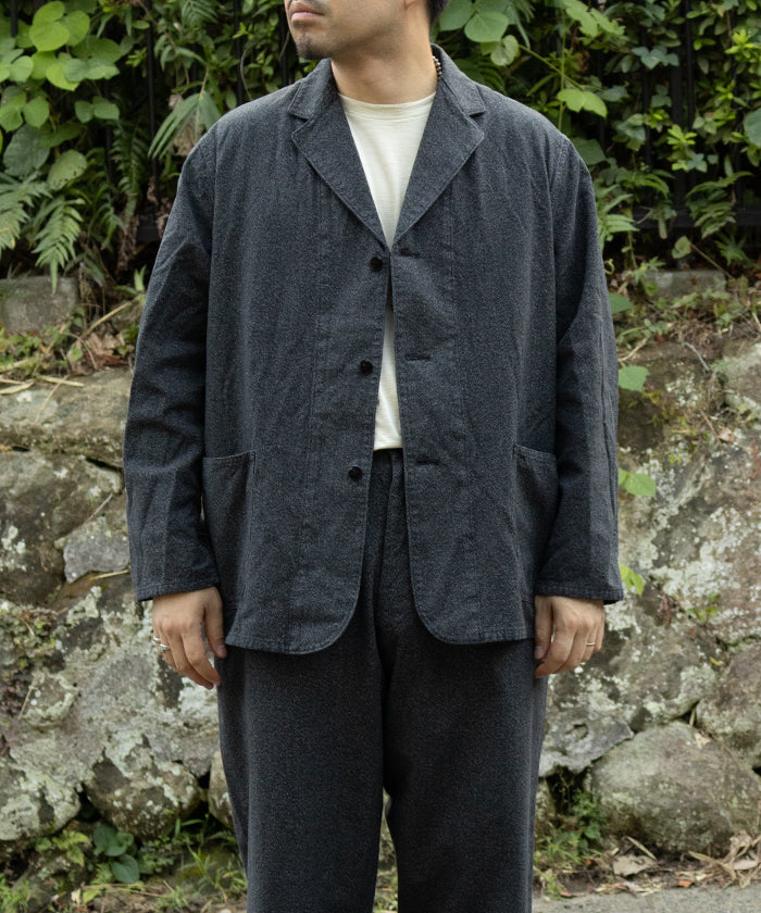 BLACK CHAMBRAY WORK JACKET
