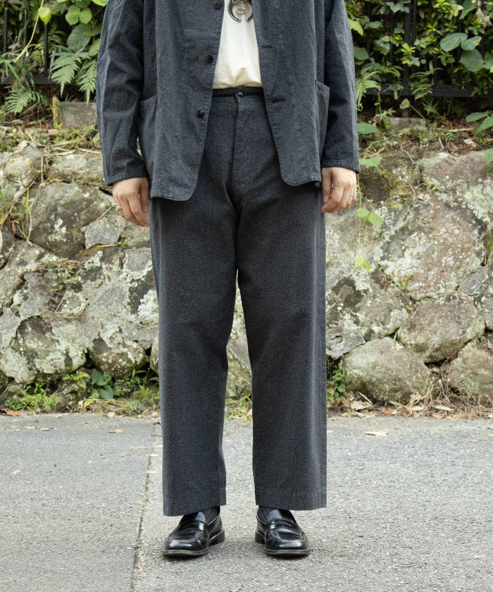 BLACK CHAMBRAY WORK PANTS