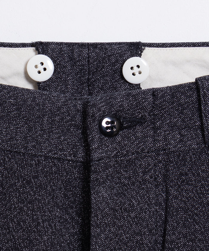 【HERILL】BLACK CHAMBRAY WORK PANTS / ヘリル ブラックシャンブレー ワークパンツ 2025aw 2025秋冬 正規取扱店 神奈川 鎌倉 オンラインショップ 通販