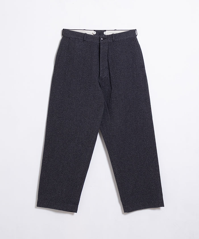 【HERILL】BLACK CHAMBRAY WORK PANTS / ヘリル ブラックシャンブレー ワークパンツ 2025aw 2025秋冬 正規取扱店 神奈川 鎌倉 オンラインショップ 通販