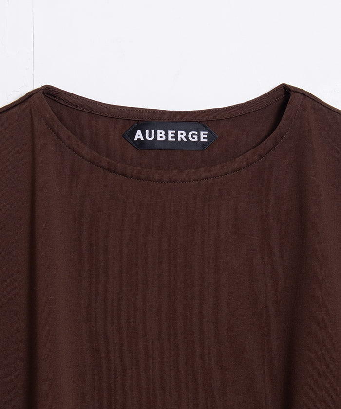 【AUBERGE】BONHEUR Ⅱ / オーベルジュ ボヌール2 無地カットソー ブラウン 2025AW 2025秋冬 正規取扱店 神奈川 鎌倉 オンラインショップ 通販