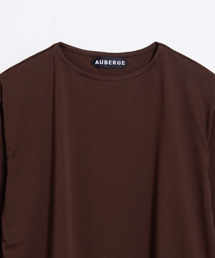 【AUBERGE】BONHEUR Ⅱ / オーベルジュ ボヌール2 無地カットソー ブラウン 2025AW 2025秋冬 正規取扱店 神奈川 鎌倉 オンラインショップ 通販