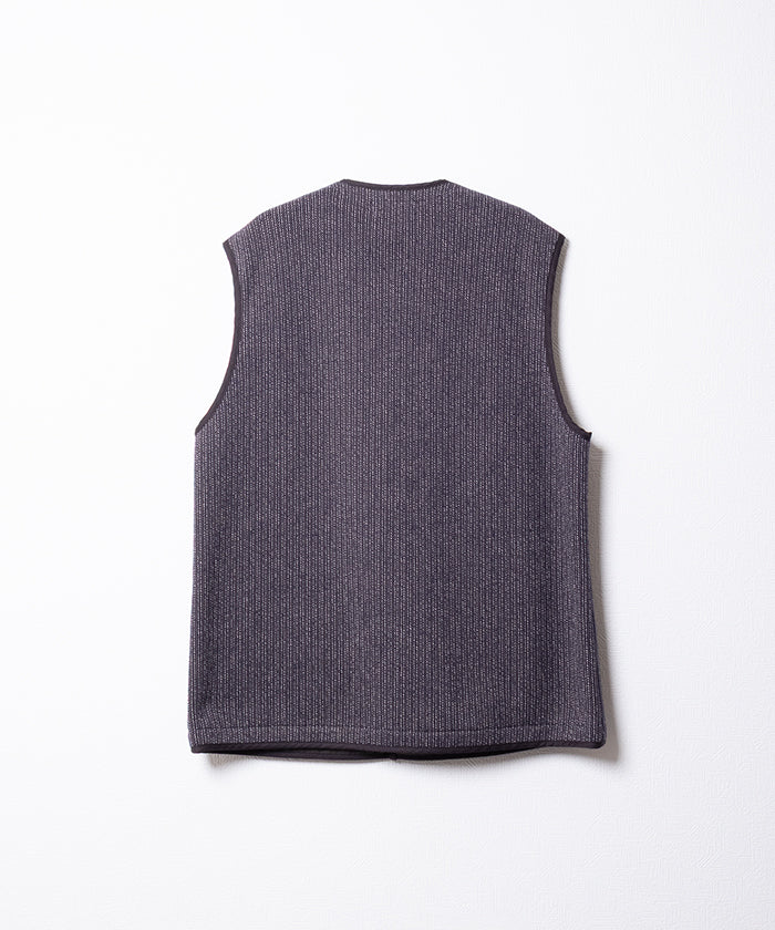 【AUBERGE】BROWN - NAVY / オーベルジュ ブラウン ブラウンズビーチベスト 2025AW 2025秋冬 正規取扱店 神奈川 鎌倉 オンラインショップ 通販