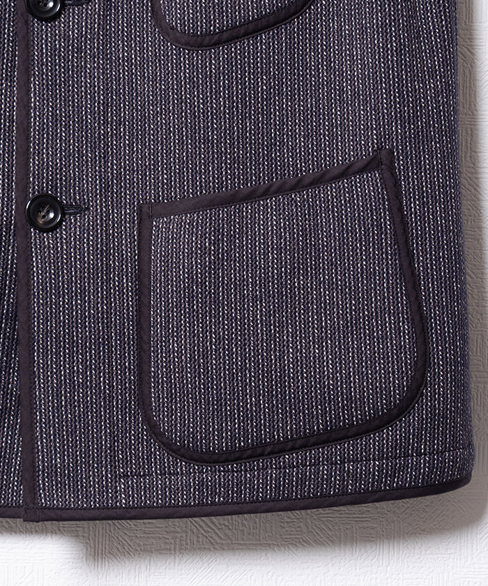 【AUBERGE】BROWN - NAVY / オーベルジュ ブラウン ブラウンズビーチベスト 2025AW 2025秋冬 正規取扱店 神奈川 鎌倉 オンラインショップ 通販