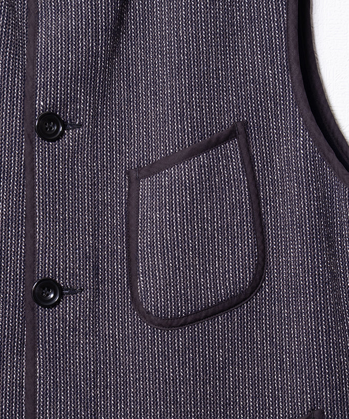 【AUBERGE】BROWN - NAVY / オーベルジュ ブラウン ブラウンズビーチベスト 2025AW 2025秋冬 正規取扱店 神奈川 鎌倉 オンラインショップ 通販