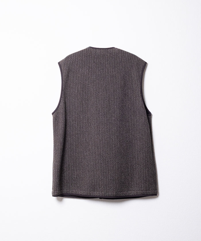 【AUBERGE】BROWN - OX GREY / オーベルジュ ブラウン ブラウンズビーチベスト 2025AW 2025秋冬 正規取扱店 神奈川 鎌倉 オンラインショップ 通販